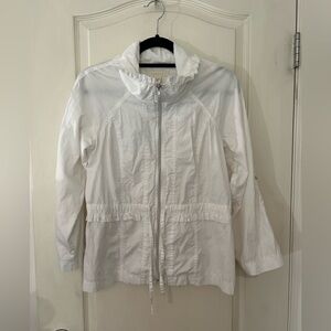 Sandro White Cotton Jacket